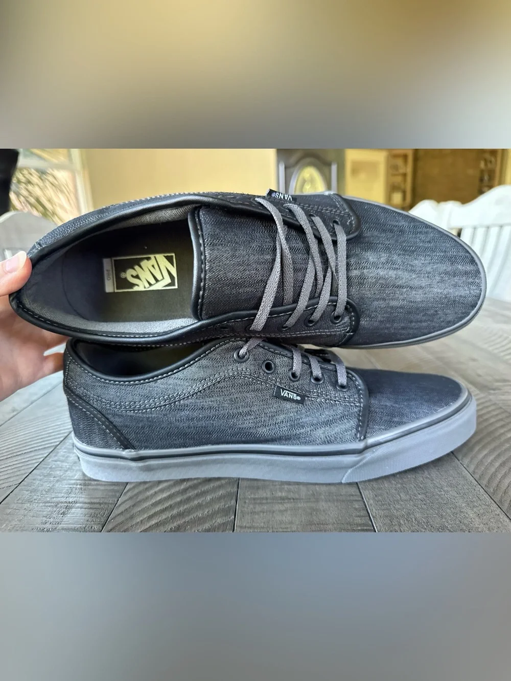 Vans Pro Chukka Low Denim Canvas Sneakers Men's Size 13 (NWOT)